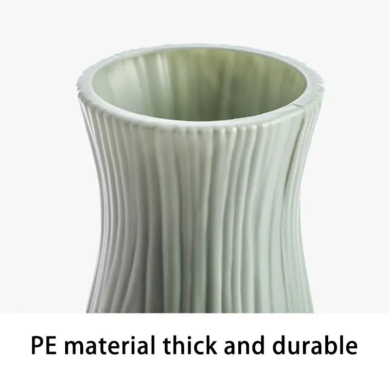 Vase à fleurs moderne, panier en plastique blanc rose bleu, style nordique, 1 pièce