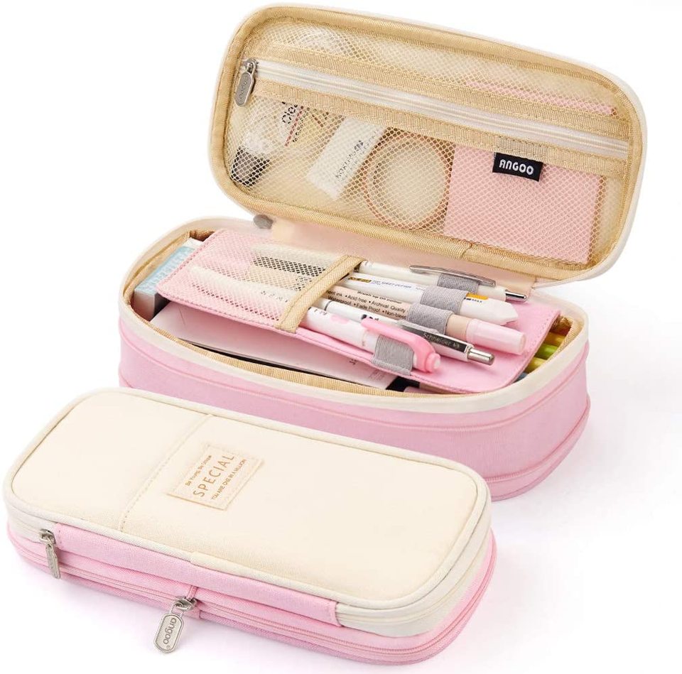 Pencil Case Foldable Waterproof 9 Colors Kawaii Stationery
