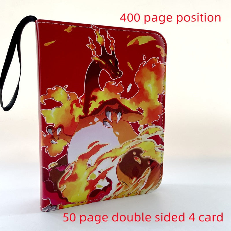 200-400 Pikachu Fotoalbum Notizbuch Pokemon Spielkarten Binder Karten Buch Mappe