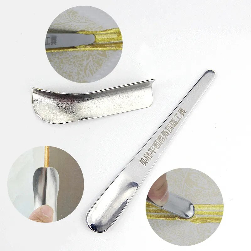 2pcs/set Spatula Drywall Spatula for Floor Wall Ceramic Tile Grout Construction Tools