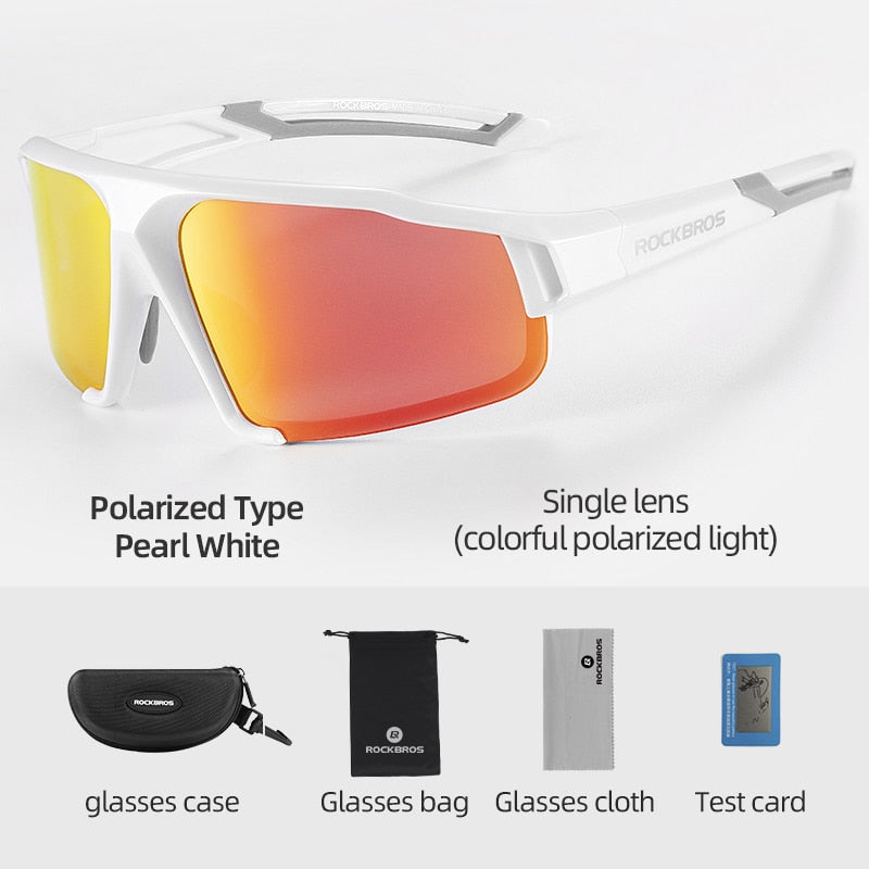 ROCKBROS Photochromic Cycling Glasses Bicycle UV400 Sport Sunglasses for Men Women