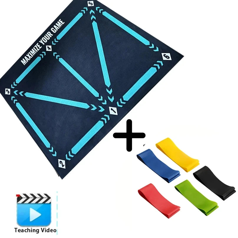 90cm Football Training Mat Durable Non-Slip Foldable Kids Adults Dribble Training Mat Soccer Training Indoor Outdoor Equipment