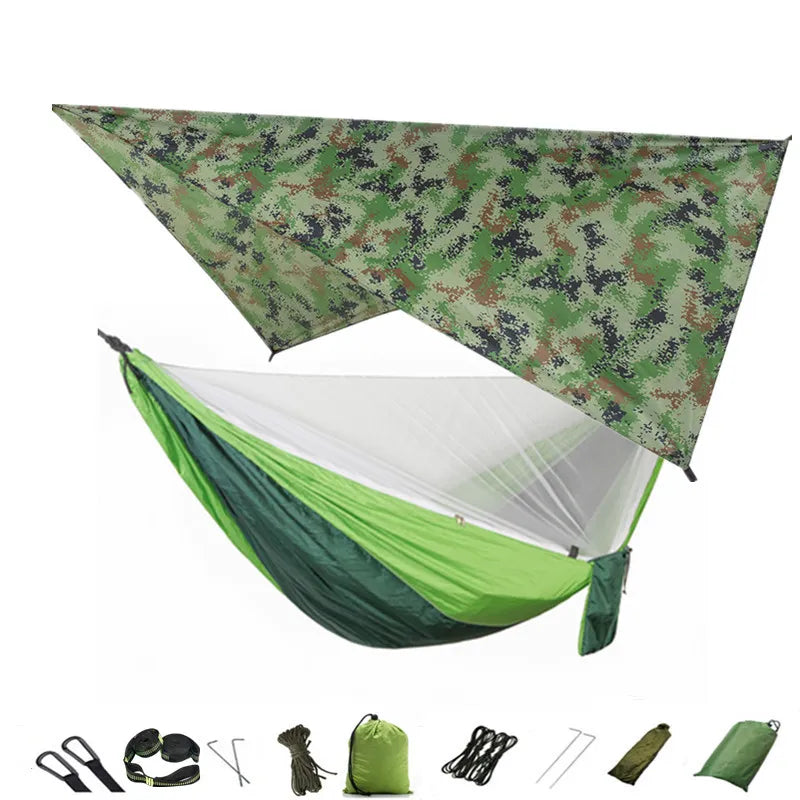 Camping Hammock Mosquito Net and Canopy Nylon for Hiking Camping Survival Travel