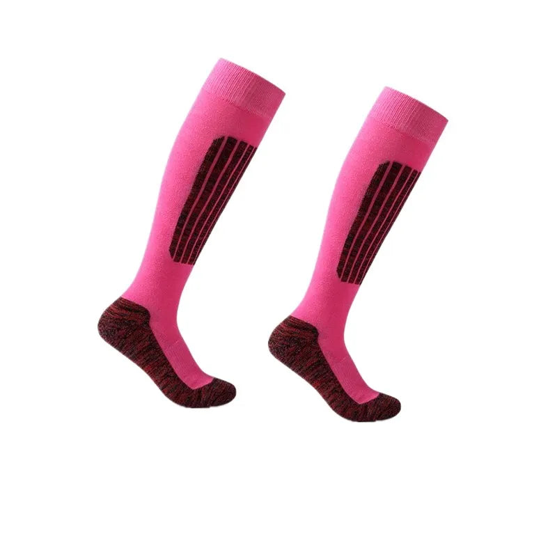Winter Männer Frauen Warme Ski Socken Baumwolle Lange Dickere Snowboard Wandern Trekking Sport Thermosocken Thermosocken