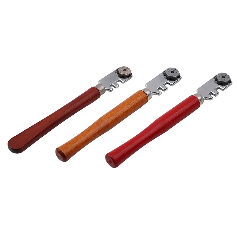 Multifunctional portable glass tile cutter with six wheels