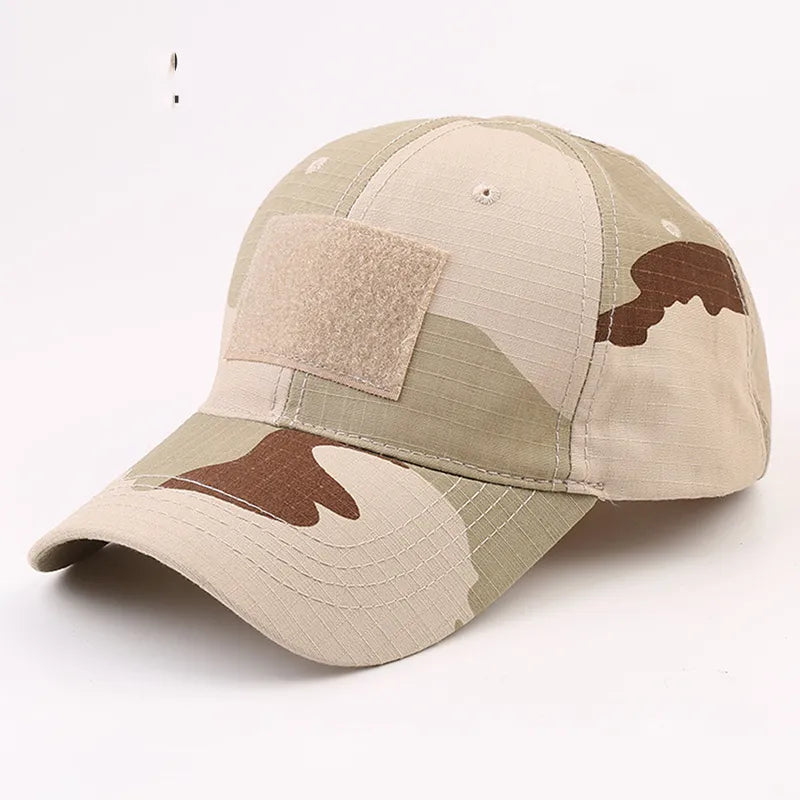 Einstellbare Baseballmütze Taktische Sommer Tarnfarbe Militär Armee Tarnfarbe Airsoft Jagd Camping Caps