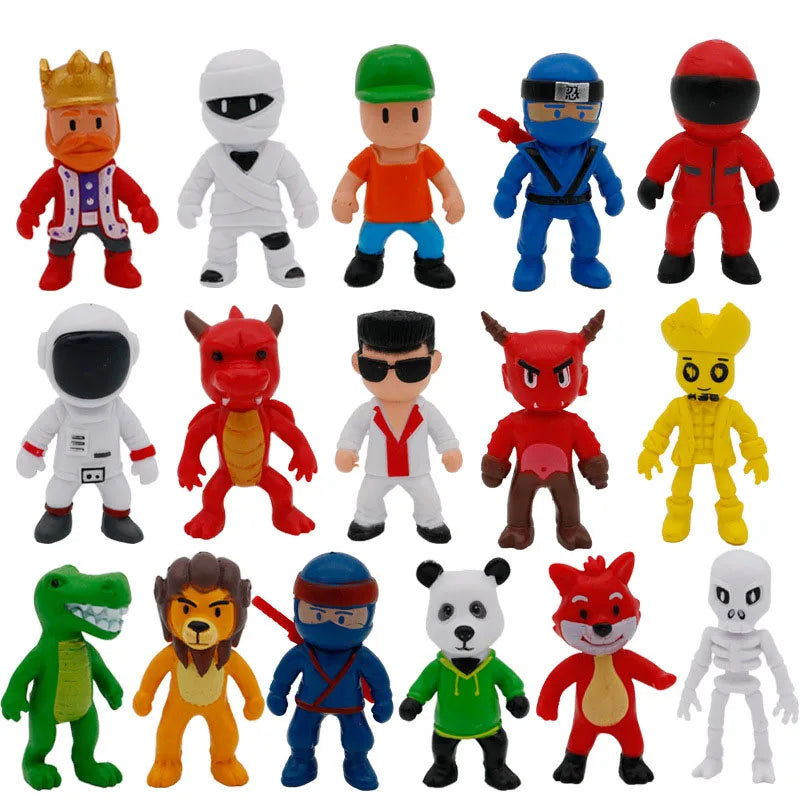 1-24pcs Cartoon Game Stumble Fall Guys Action Figures
