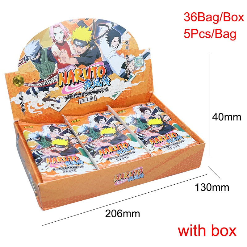 Anime Naruto KAYOU Karten Kapitel Array Box SE Ninja Welt Sammlung Spielzeug