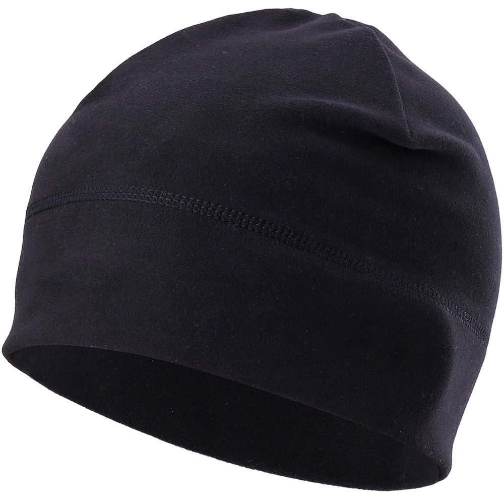 Winter Fleece Mützen Fahrrad Sport Tennis Fitness Winddichte Mütze Stretch Laufen