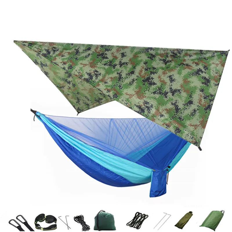 Camping Hammock Mosquito Net and Canopy Nylon for Hiking Camping Survival Travel