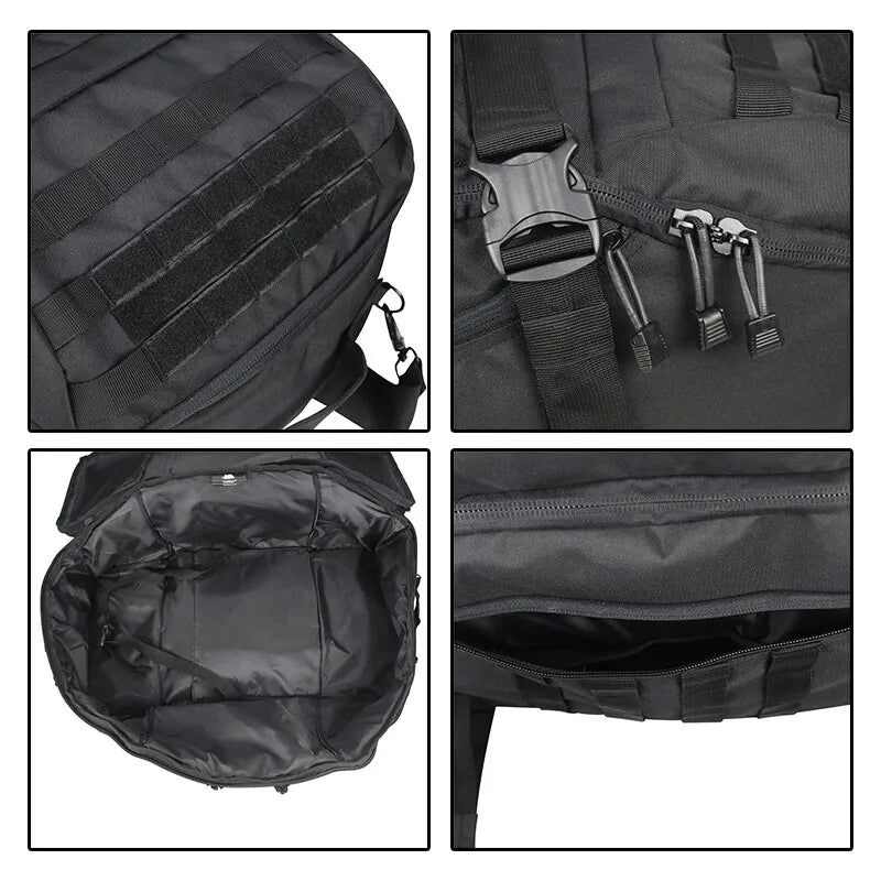LQARMY 60L 80L Camping Backpacks Men Military Tactical Backpack Molle