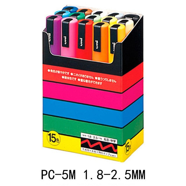 UNI POSCA Markierstift Set POP Poster Werbung