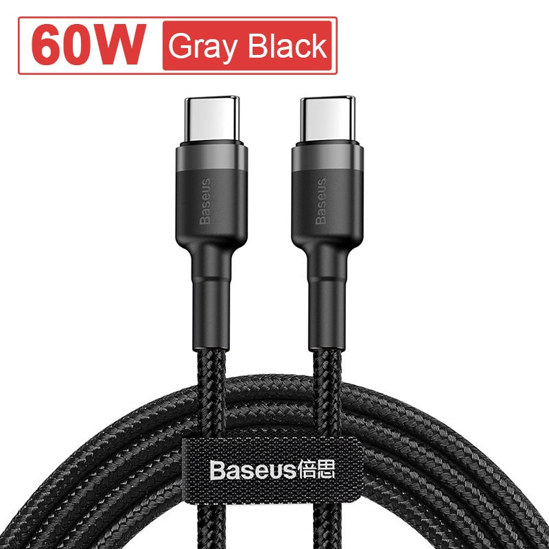Baseus USB C to USB C Cable for MacBook Pro 100W PD Fast Charging