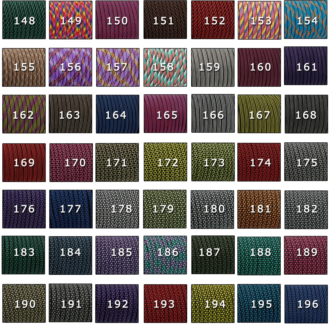 YOUGLE 550 Paracord Parachute Cord Lanyard Tent Rope Guyline Mil Spec Type III 7 Strand 50FT 100FT for Hiking Camping 215 Colors