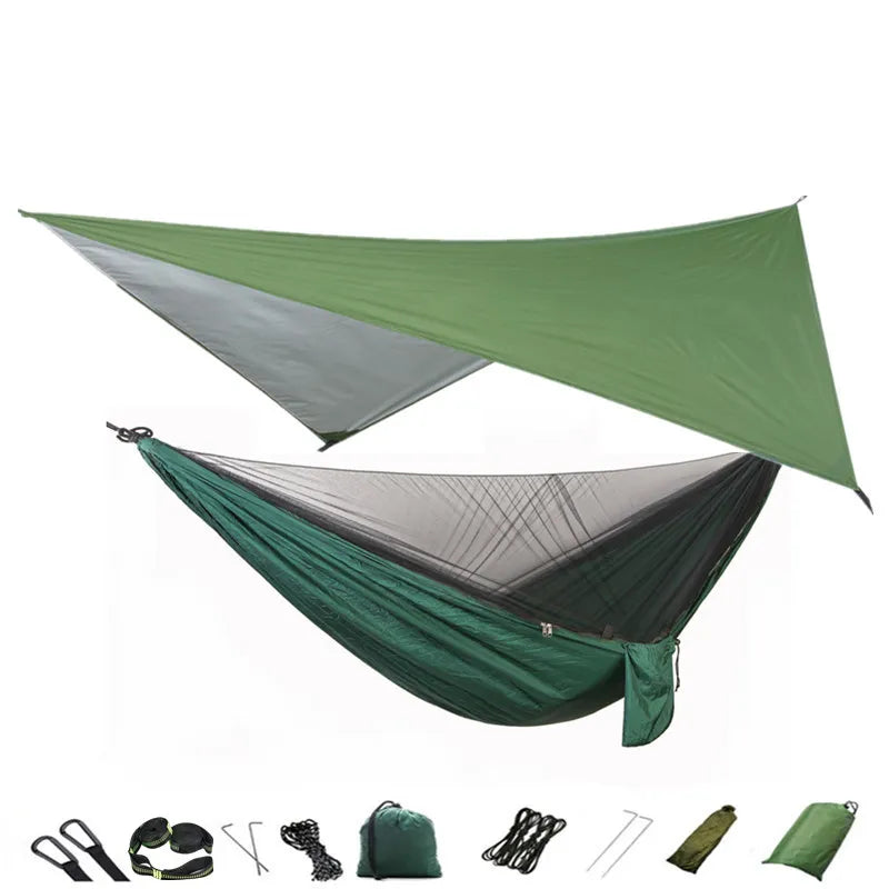 Camping Hammock Mosquito Net and Canopy Nylon for Hiking Camping Survival Travel