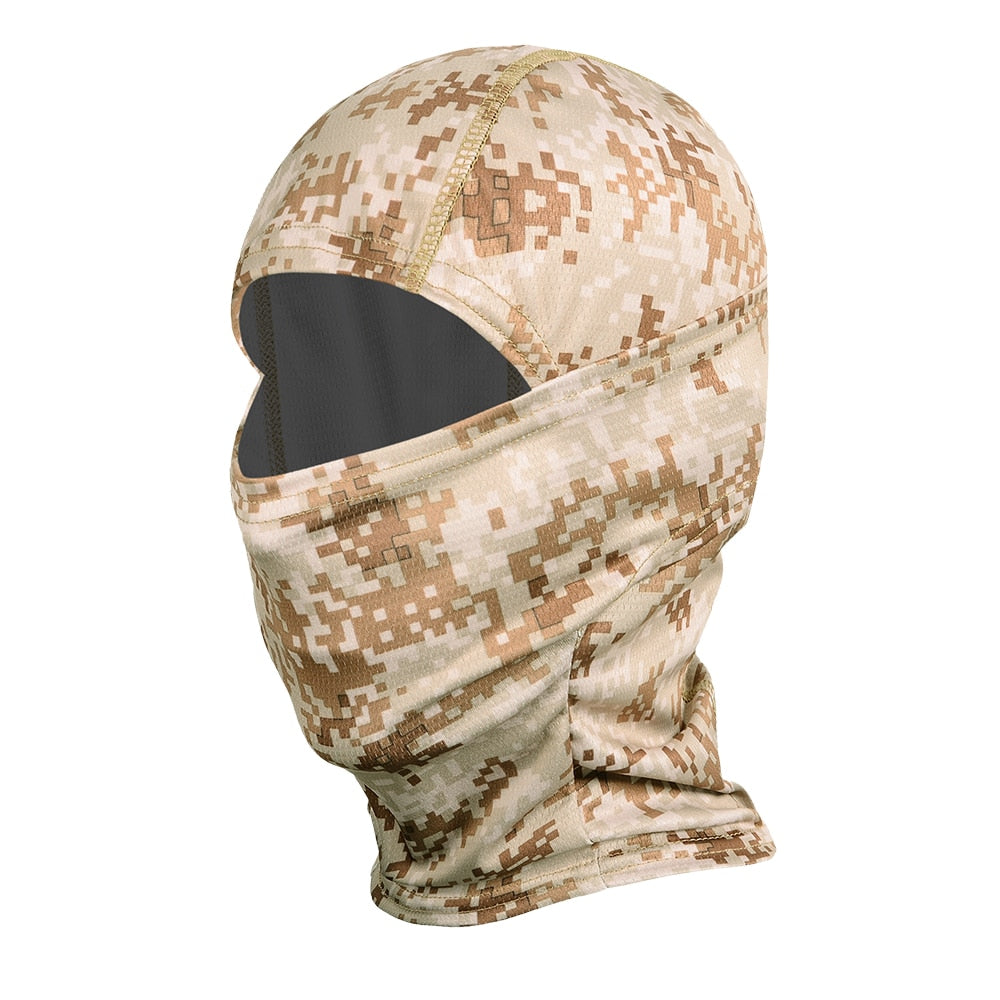 Multicam Camouflage Balaclava Full Face Mask Tactical Airsoft Cap Men
