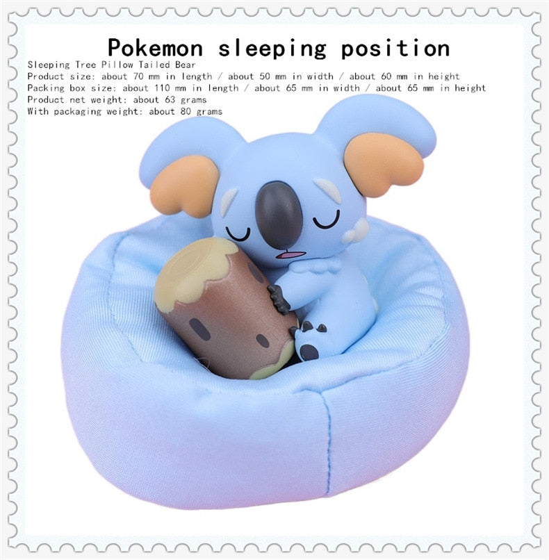 Pokemon Action Figur Pikachu Jirachi Eevee Komala Snorlax Schlüsselanhänger Spielzeug