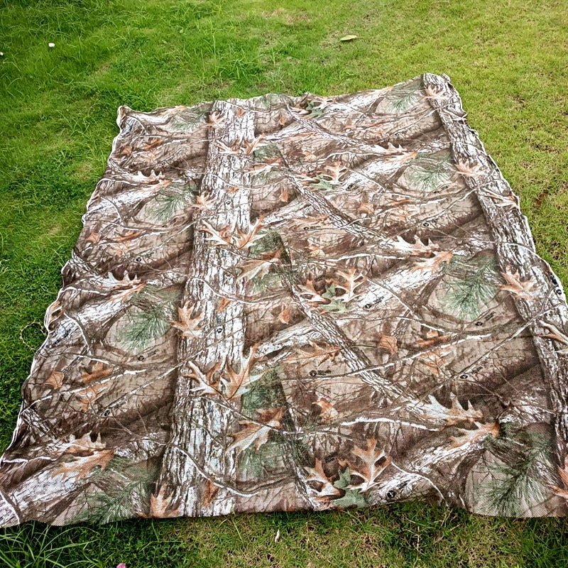 LOOGU Durable Camo Net Awning for Hunting Outdoor Camping