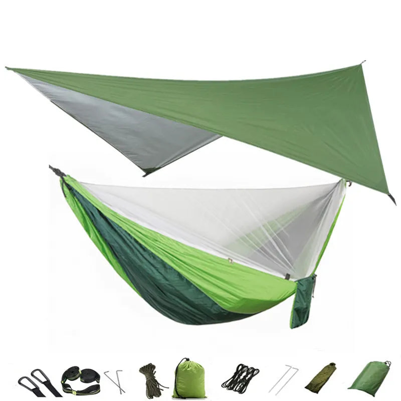 Camping Hammock Mosquito Net and Canopy Nylon for Hiking Camping Survival Travel