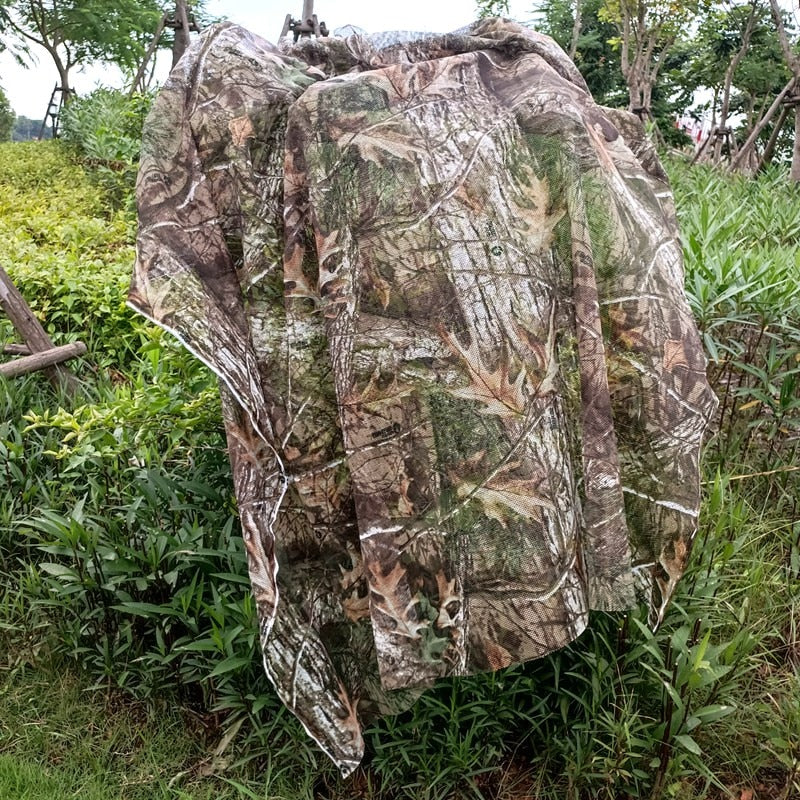 LOOGU Durable Camo Net Awning for Hunting Outdoor Camping