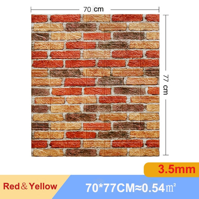 10 Pcs 3D Wall Stickers Self-adhesive Foam Luxury Decor DIY Wallpaper Living Room Bathroom Background Marble