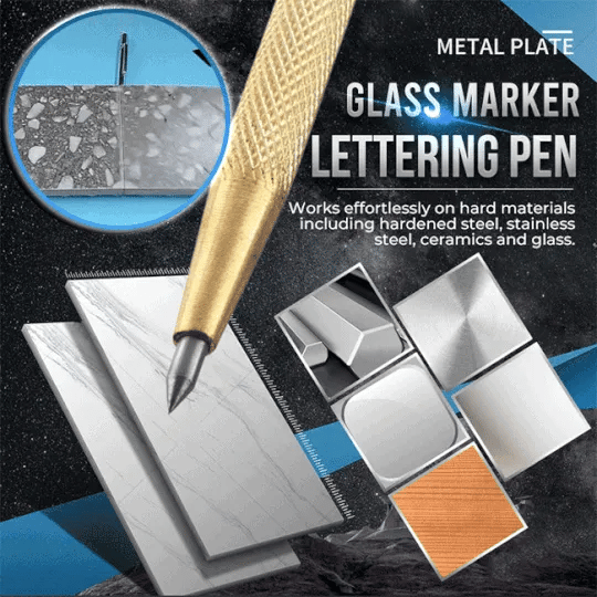 Metal Plate Glass Marker Labeling Pen for Cutting Hard Tiles Glass Tungsten Steel Cutter Metal Stone Aluminum Engraving Tools