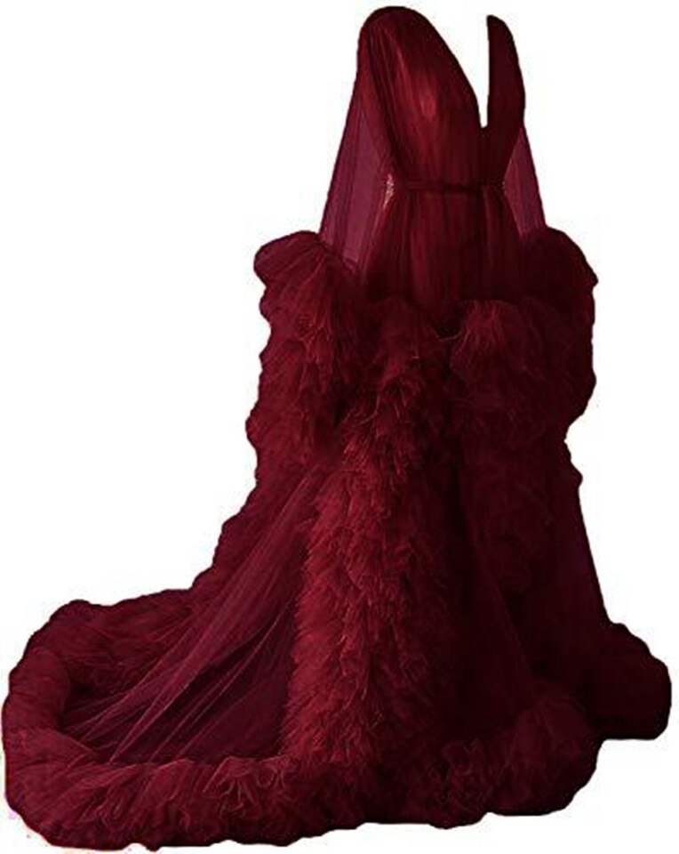 Maternity Robes: Long Tulle Robe Dresses for Photo Shoot, Birthday, Bridal, Party, Nightwear (2021)