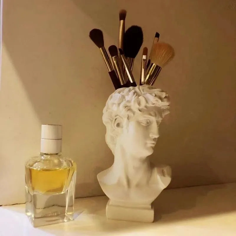 Ins Nordic David Vase Hydroponic Vase Ornaments Flowerpot Makeup Brush