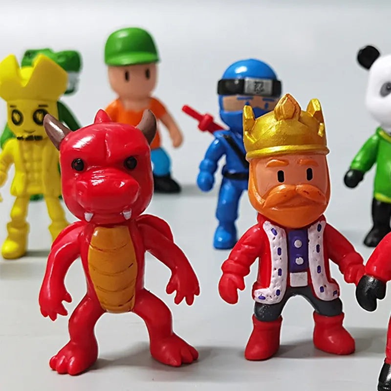 8-24Stück Stummel Kerle Action Figur Kawaii Anime