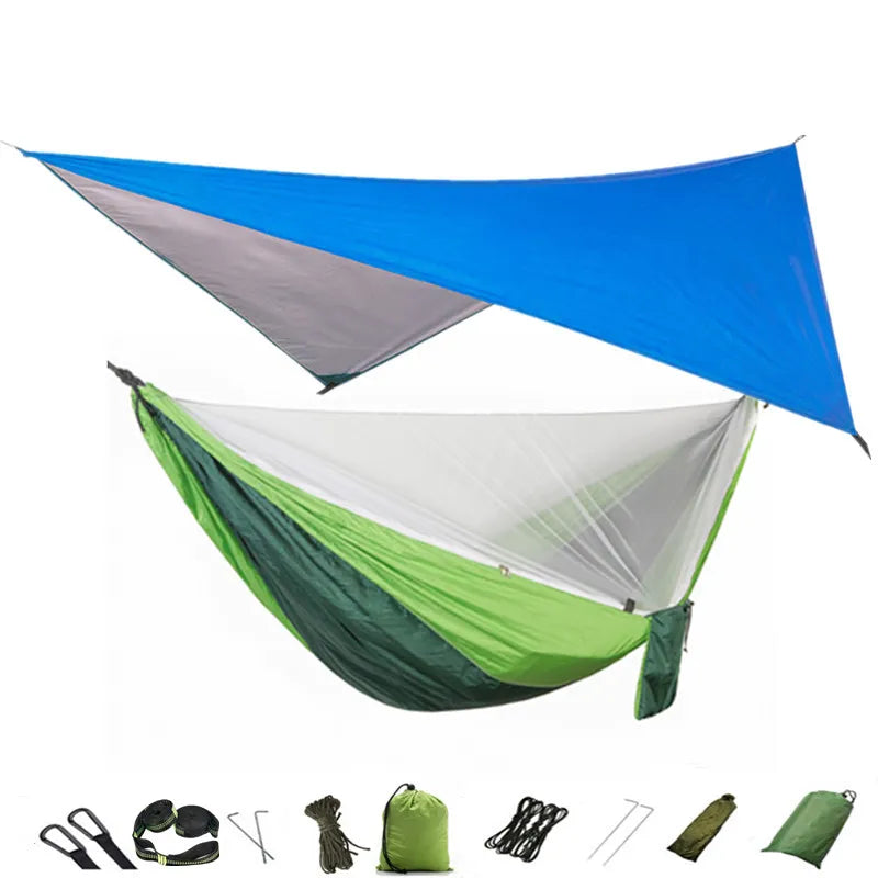 Camping Hammock Mosquito Net and Canopy Nylon for Hiking Camping Survival Travel