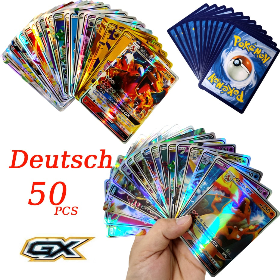 Nouvelle carte Flash allemande Pokemon Card V GX VMAX Energy Hologram
