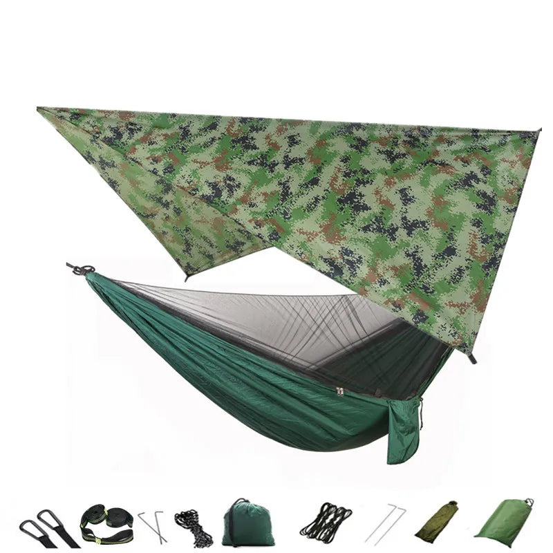 Camping Hammock Mosquito Net and Canopy Nylon for Hiking Camping Survival Travel