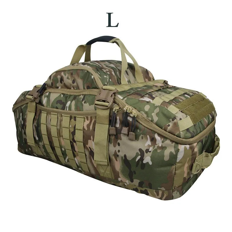 LQARMY 60L 80L Camping Backpacks Men Military Tactical Backpack Molle