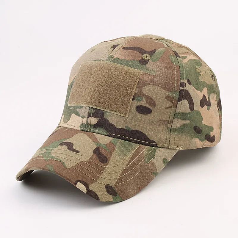 Einstellbare Baseballmütze Taktische Sommer Tarnfarbe Militär Armee Tarnfarbe Airsoft Jagd Camping Caps