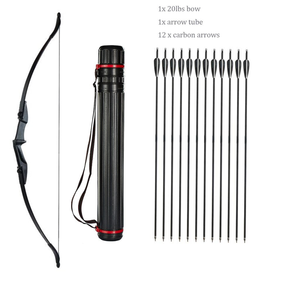 Toparchery Jagdbogen 57" Recurve-Bogen Set 20-40 Lbs