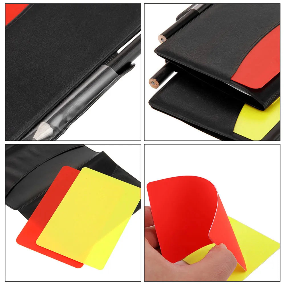 Football Soccer Referee Card Set Football Red and Yellow Card