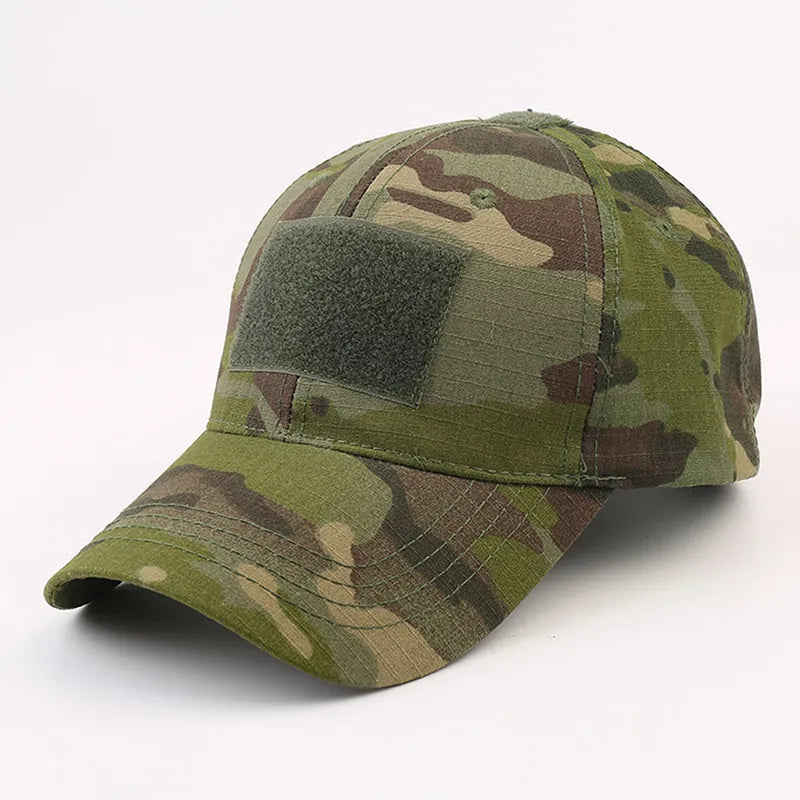 Einstellbare Baseballmütze Taktische Sommer Tarnfarbe Militär Armee Tarnfarbe Airsoft Jagd Camping Caps