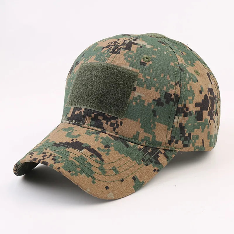 Einstellbare Baseballmütze Taktische Sommer Tarnfarbe Militär Armee Tarnfarbe Airsoft Jagd Camping Caps