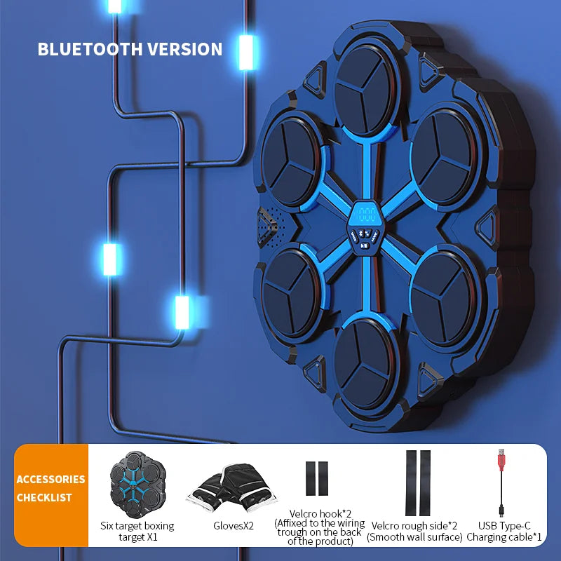 Smart Bluetooth Music Boxing Machine, Decompression, Combat, Fitness, Home, Boxing, Wall Target, Boxing Trainer, Boxing Accessories
