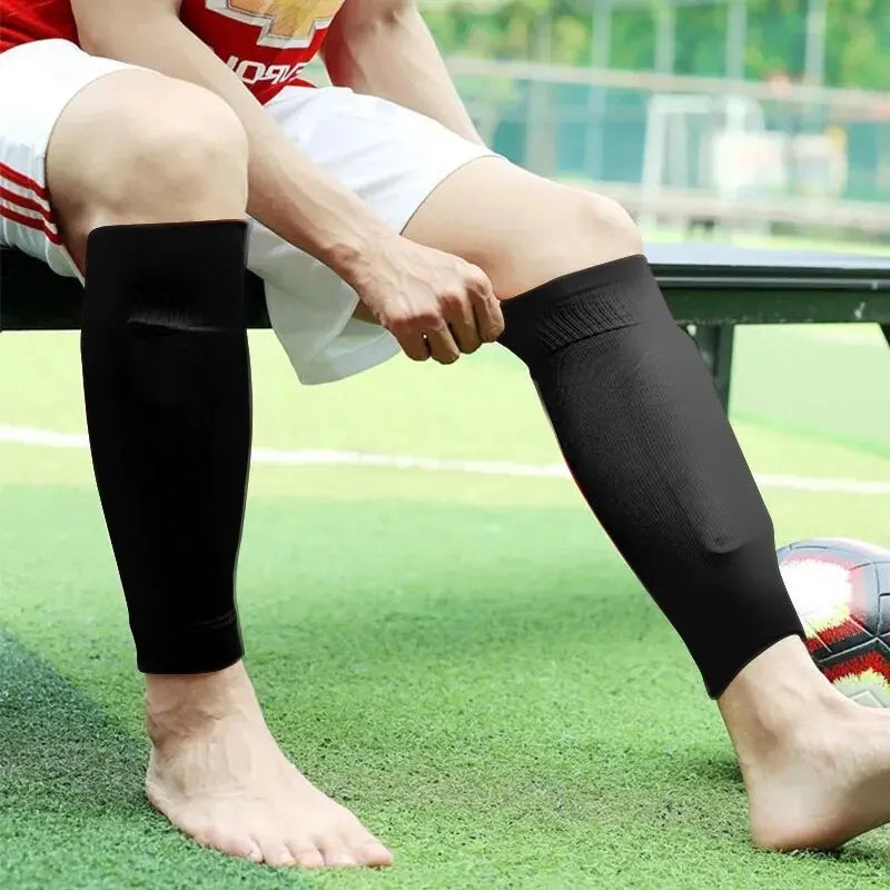 1 Pair Sports Football Shin Guards Pad Sleeve Sock for Adults