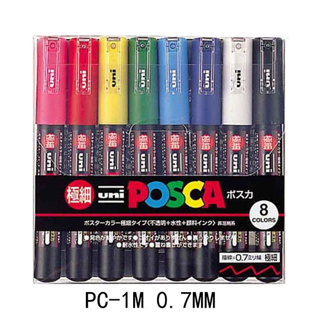 UNI POSCA Markierstift Set POP Poster Werbung