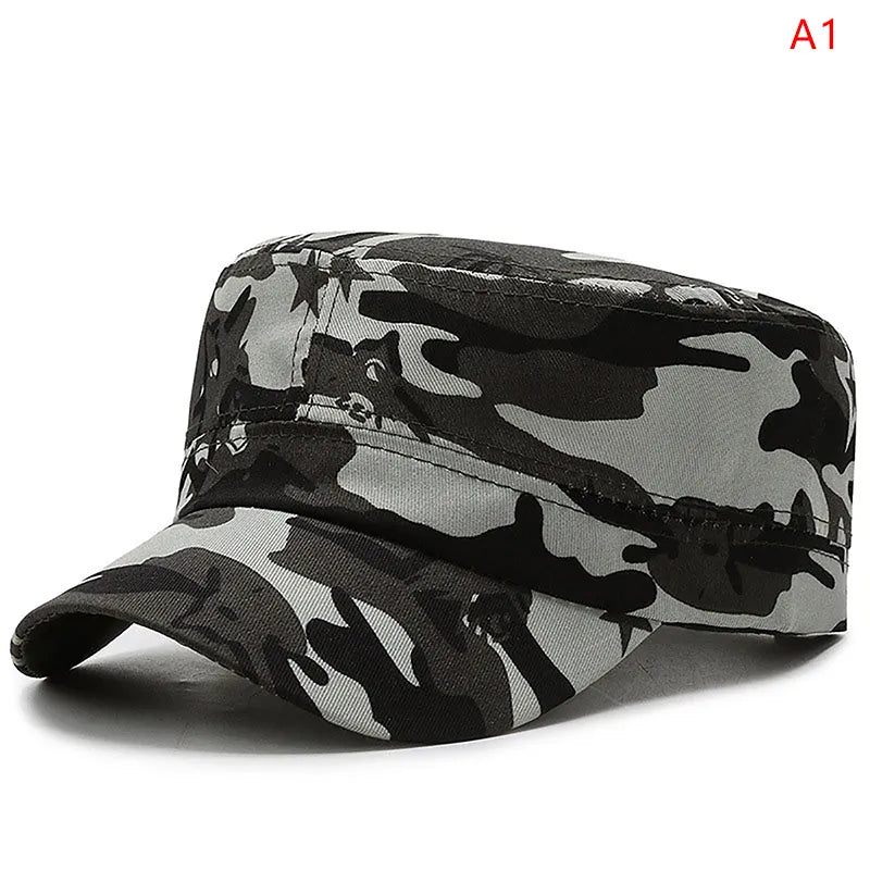 Einstellbare Baseballmütze Taktische Sommer Tarnfarbe Militär Armee Tarnfarbe Airsoft Jagd Camping Caps