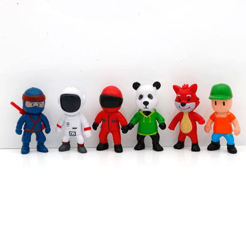 1-24pcs Cartoon Game Stumble Fall Guys Action Figures