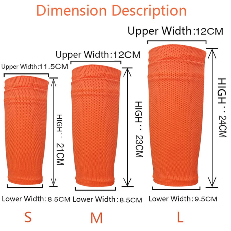 Football Double-Layer Shin Guards Sleeves Adults Children