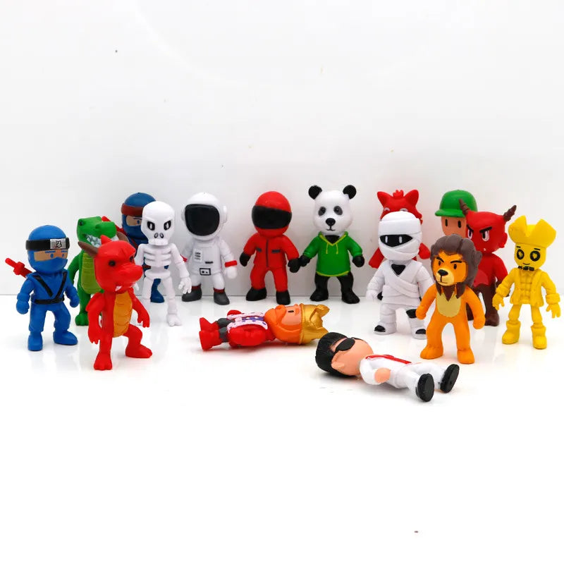 1-24pcs Cartoon Game Stumble Fall Guys Action Figures