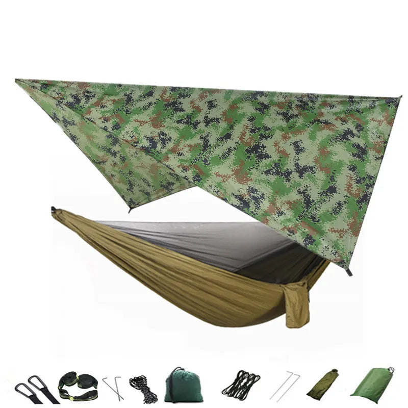 Camping Hammock Mosquito Net and Canopy Nylon for Hiking Camping Survival Travel