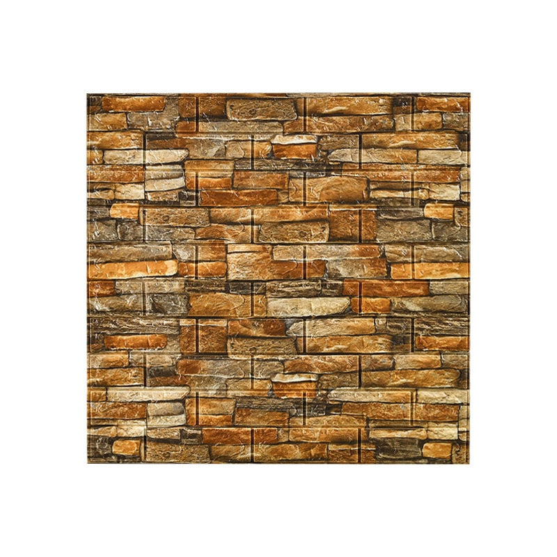 10 Pcs 3D Wall Stickers Self-adhesive Foam Luxury Decor DIY Wallpaper Living Room Bathroom Background Marble