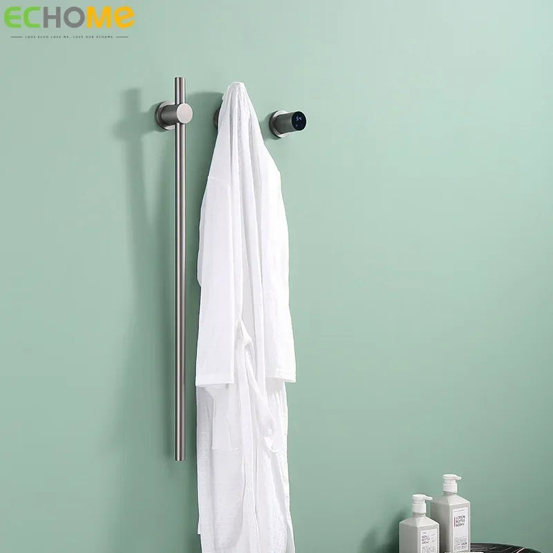 Vertical Bar Electric Heated Towel Rail Intelligent Timed Prefabricated Towel Rail