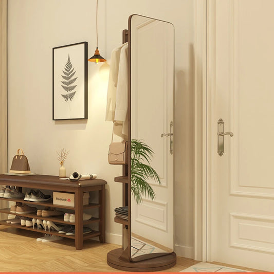 Full-length mirror, standing mirror, built-in mirror, household sleeping mirror, wardrobe, hanging mirror