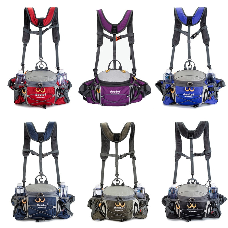 Outdoor Sport Waist Bag Hiking Cycling Climbing Men Backpack Waterproof Molle Bag